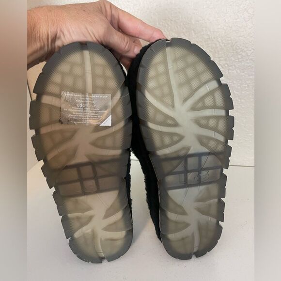 UGG FLUFFITA CLEAR FLUFF SLIDE PLATFORM SANDALS -BLACK -WOMEN’S US 10 -NEW - Picture 11 of 16